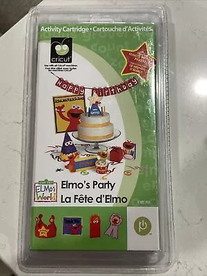 Cricut Cartridge 29-1074 Elmo’s Party Sesame Street Brand New Unlinked Birthday • $20