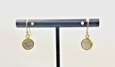 Anne Vaughan Designs Earrings Labradorite And Gold Fill • $25.50