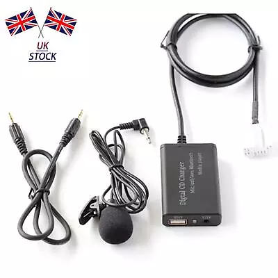 Car Bluetooth Music Audio Hands-Free AUX Adapter Kit For Honda Accord Civic CRV • £43.16