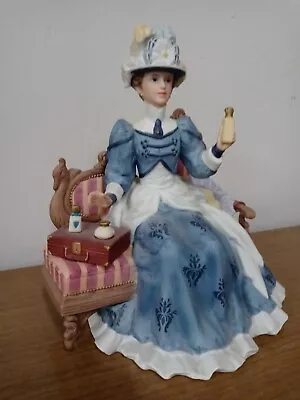 Avon 1992 Mrs. Albee President's Club Sales Award Porcelain Figurine 7.5” Tall • $26.95