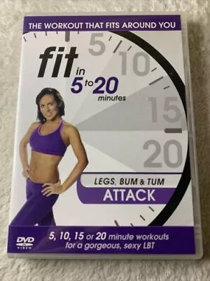 £2.99 • Buy Fit In 5 To 20 Minutes- Legs Bum And Tum Attack DVD- [NEW/Sealed]