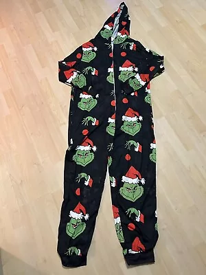 The Grinch Mens Size L One Piece Pajama Outfit • $14.99