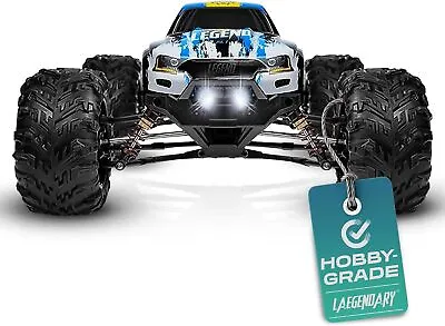 Laegendary Legend 4x4 Off-Road Remote Control Car Up To 31 Mph Blue / Yellow- • $60.74