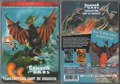 GAMERA Gegen GAOS - Frankensteins Kampf...  Lim. 2000 Steelbook  (DVD)  NEU  OVP • £10.20