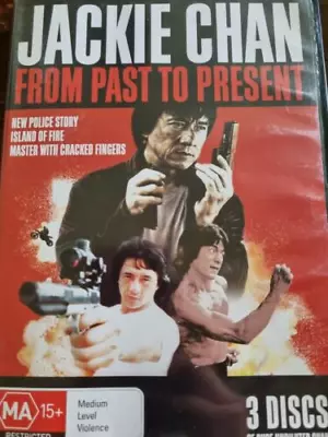 Jackie Chan Collection - From Past To Present 3 Disc DVD  Vgc Region 4 T281 • £15.42