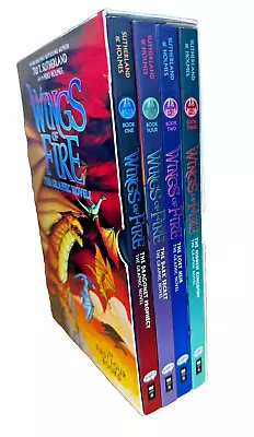 Partial Series Set WINGS OF FIRE Graphic Novels 1-4 Boxed Set • $39.99