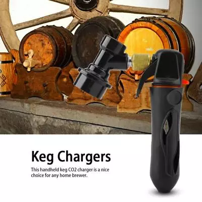 Portable Beer Keg Charger CO2 Injector Handheld Draft Brewer • £17.64