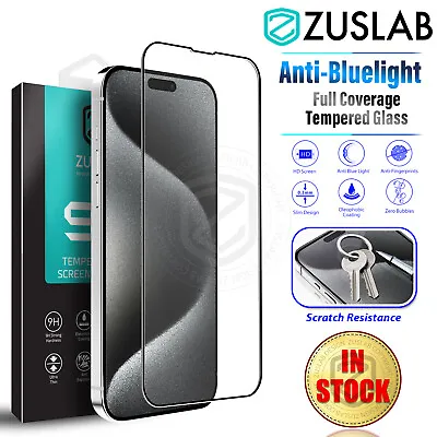 For Apple IPhone 15 14 Pro Max Plus 13 12 11 XR Anti-Blue Glass Screen Protector • $9.95