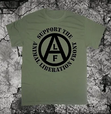 Animal Liberation Front T-Shirt Shirt Vegan Vegetarian Rights ALF Crust Punk ELF • $19.99