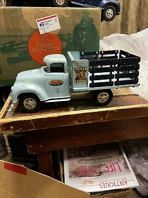 WOW Vintage C1957 Tonka Farm Stake No 04 - Powder Blue Original Paint & Stakes • $389