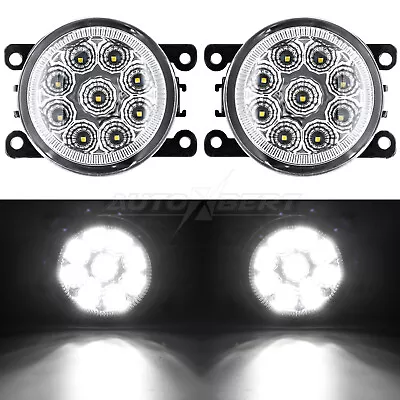 ⭐2x Front Bumper LED Fog Lights Driving Lamps For Ford Nissan Acura Honda Suzuki • $20.79