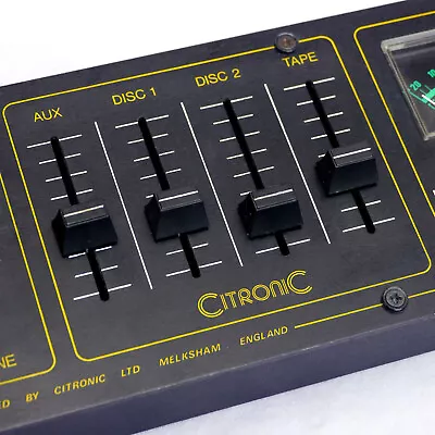 £32.99 • Buy Citronic 2x10K Fader Slider Potentiometer Pot. Knob DJ Twin Deck Mixer Parts X 4