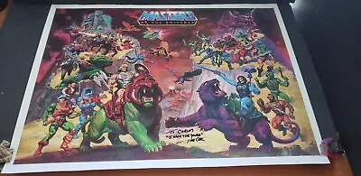 Masters Of The Universe Poster Glossy 24×18 Signed Personalized Tom Cook No COA • $8.38