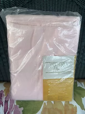 Chatham Prestige Lite Blanket Soft Pink Twin/full 70” X 90”NOS • $29.99