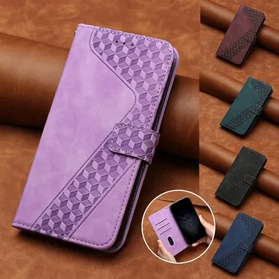 PU Leather Flip Case For Huawei Mate10 20Lite P20 P30Pro P50 P Smart Y5P Y6 2108 • £6.98