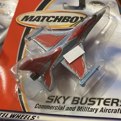 2000 Vintage Matchbox Sky Busters F-16 Falcon Military Aircraft Die-cast NIB • $10.10