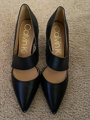 Womans Calvin Klein Black High Heel Shoes  - Size 9 • $29.99