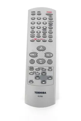 $10.99 • Buy Toshiba VC-P3S Remote Control TV/VCR Combo Gray Cleaned And Tested