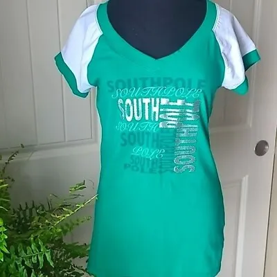 $19.99 • Buy South Pole Vintage Green V-neck Tee Shirt L