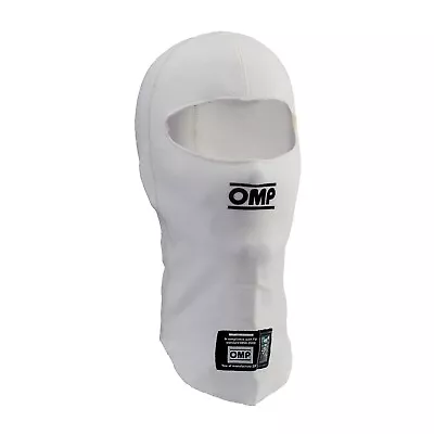 OMP IAA/741E020S - One Series White S Racing Balaclava  *UC* 409 • £40