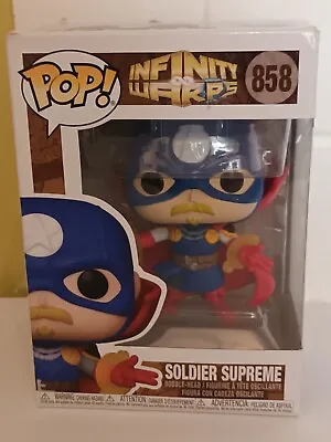 Funko POP! Heroes -Marvel Soldier Supreme  # 858  Vinyl Figure [BRAND NEW] • £4.55