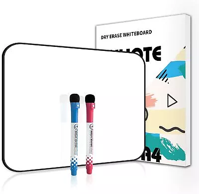 Mini Whiteboard Double Sided - A4 Cleanable With Markers • £13.95