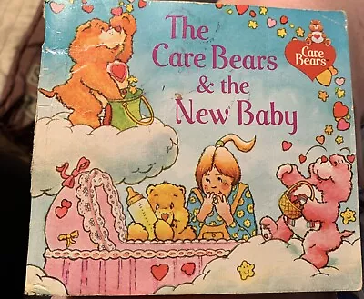 Vintage Care Bear Soft Cover Book The Care Bears & The New Baby 80’s • $5