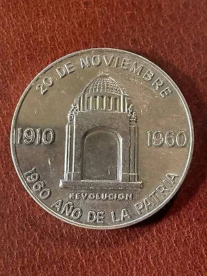 Mexican Independence Silver Medal .999 Grove 753a UNC Details • $86