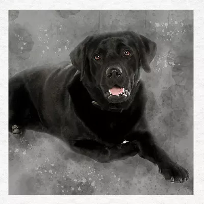 £2.45 • Buy Dog - Black Labrador Fabric Craft Panels In 100% Cotton Or Polyester 