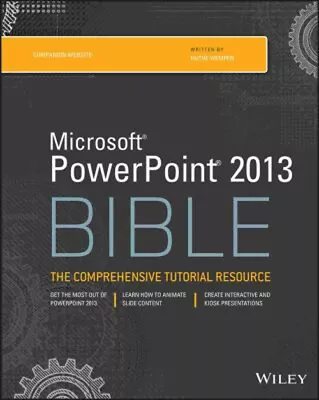 PowerPoint 2013 Bible Paperback • $6.90