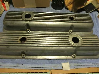 Original 1971 72 Corvette Lt1 Camaro Z28 Valve Covers 3989005 Lh 3965542 Rh • $220