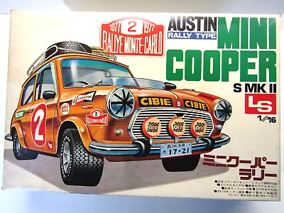 LS 1:16 Scale Austin Mini Cooper S Mk.ll Monte Rally '77 Model Kit # C-1501 • $176.94