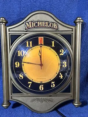 Vintage Michelob Beer Light Up Electric Clock Anheuser Busch • $189.95