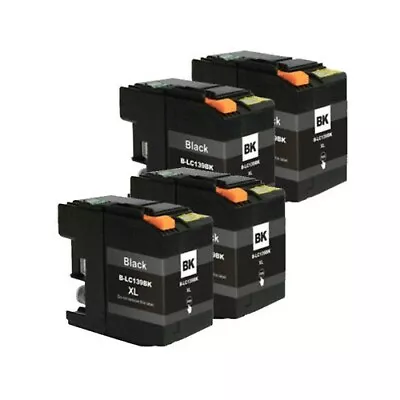 4pcs LC139BK BLACK Extra High Yield Ink For Brother MFC-J6720DW J6920DW LC139XL • $23.90