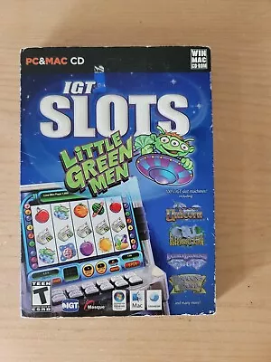 IGT Slots Little Green Men Pc & Mac Cd  By Masque PC GAME  • $9.99