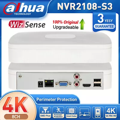 Dahua 8 Channel Smart 1U 1HDD Network Video Recorder NVR2108-S3 • $94.05