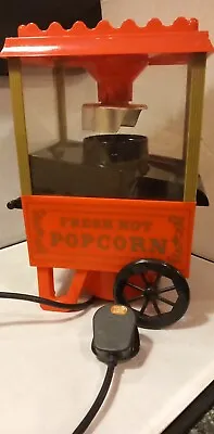 £19.99 • Buy Vintage Popcorn Maker Cart Machine Movie Time Cinema Tabletop Retro - Working! 