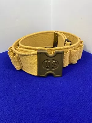 Anson Mills TC Orndorff 1881 Patent Genuine Vintage Web Cartridge Belt US Buckle • $99.99