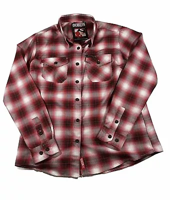 Dixxon Flannel Co Metallica Kill Em All Shirt L Plaid Polyester Red Womens • $99.99