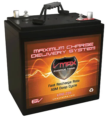 VMAX XTR6-235 GC2 XTREME Battery AGM 6V 235AH GC-2 Replaces Power Volt VGC2-UT-5 • $359.97