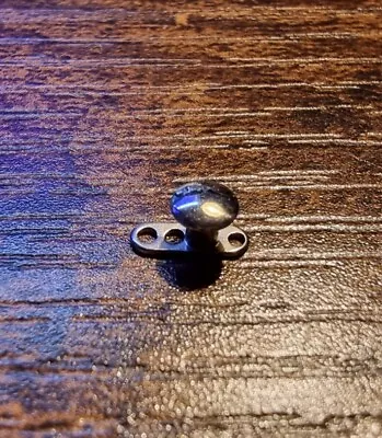 £3 • Buy Titanium High Polished Flat Microdermal Attachment 1.2 Mm Thread 4 Mm Diameter 