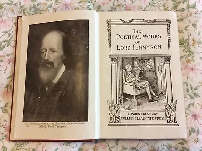 The Poetical Works Of Lord Tennyson Collins Clear-type Press • £3.50