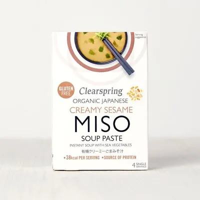 Clearspring Organic Instant Miso Soup Paste - Creamy Sesame • £3.29