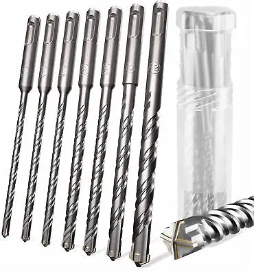KSP-TEC | Carbide - Cross Tipped SDS-Plus Rotary Hammer Drill And Chisle Bit Set • $34.13