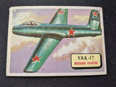 1957 Topps Planes Of The World Card # 111 Yak-17 - Russian Fighter (VG) • $4.95