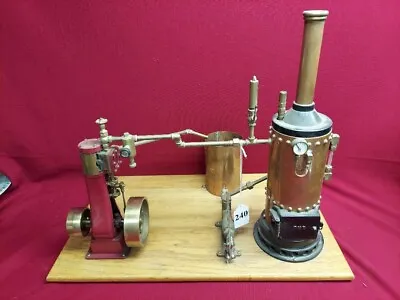 Model Steam Engine Power Plant Pmr Brass Cast Iron Copper Model Engineer Fly Whe • $1600