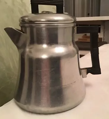 Wear-Ever Aluminum Percolator Coffee Pot 3006 Pat. 2119974 Made In USA 1960s • $19.99