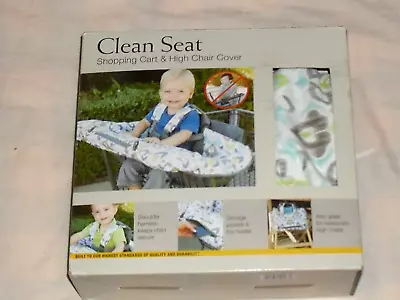 Eddie Bauer Baby Clean Seat Shopping Cart & High Chair Cover Owl Pattern • $4.98