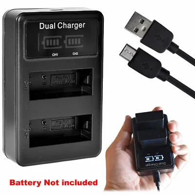 USB Battery Charger For DMW-BLG10 Panasonic Lumix DMC-LX100 DMC-TX1 DMC-S6 DCGX9 • $11.24