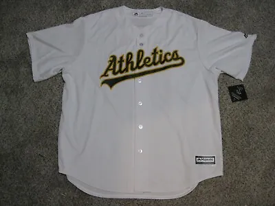 Marshawn Lynch Oakland A's White Majestic NFLPA CoolBase 2XL Replica Jersey • $120